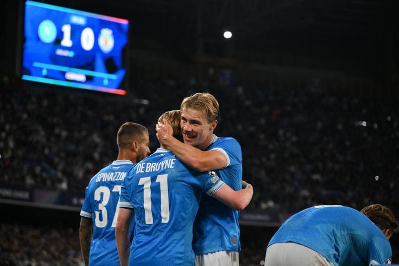 Football. UEFA Champions League. Napoli - Sporting CP. 01.10.2025