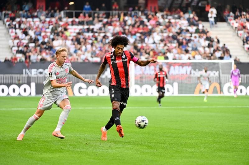 Football. Ligue 1 McDonald's. OGC Nice - Olympique Lyonnais. 18.10.2025