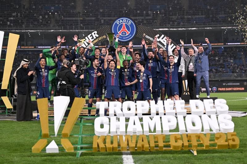 Football. Trophee des Champions. Paris Saint-Germain - Olympique de Marseille. 08.01.2026
