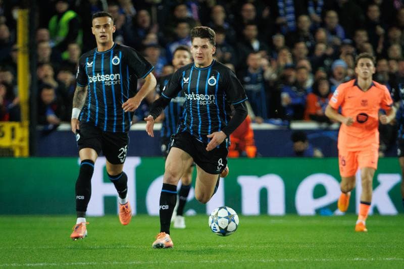 Football. UEFA Champions League. Club Brugge - Barcelona. 05.11.2025