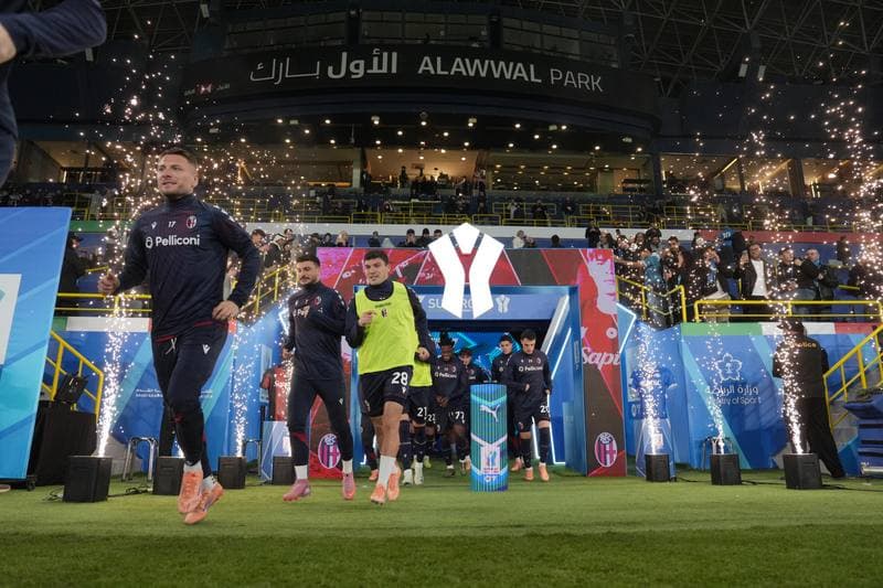 Football. EA Sports FC Supercup. Napoli - Bologna. 22.12.2025