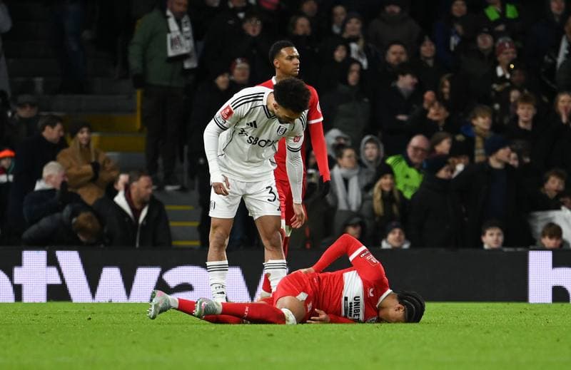 Football. Emirates FA Cup. Fulham - Middlesbrough. 10.01.2026