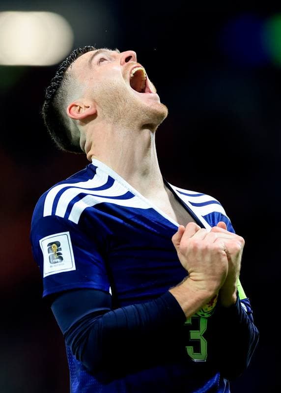 Football. 2026 FIFA World Cup Qualifiers. Scotland - Denmark. 18.11.2025
