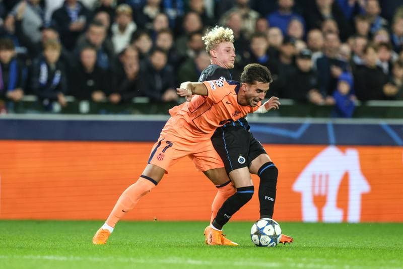 Football. UEFA Champions League. Club Brugge - Barcelona. 05.11.2025
