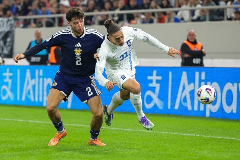 Football. 2026 FIFA World Cup Qualifiers. Greece - Scotland. 15.11.2025