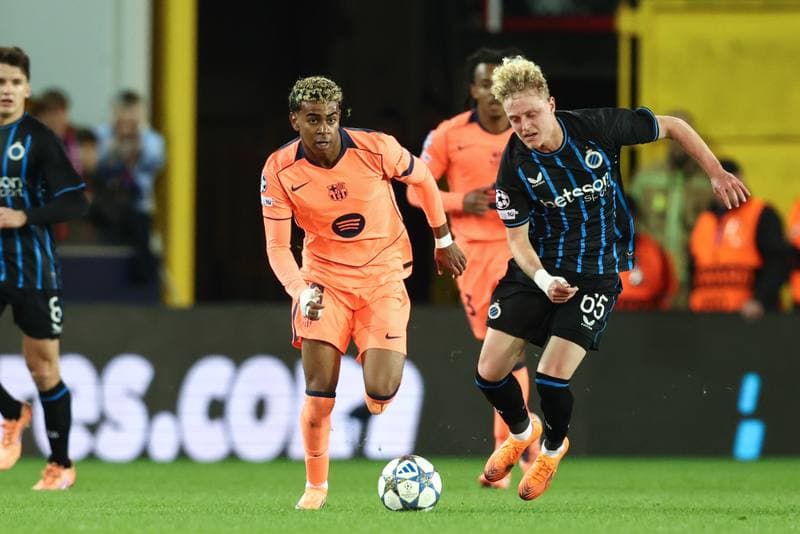 Football. UEFA Champions League. Club Brugge - Barcelona. 05.11.2025