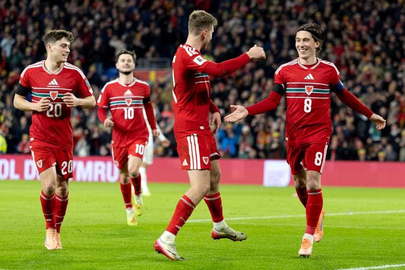 Football. 2026 FIFA World Cup Qualifiers. Wales - North Macedonia. 18.11.2025