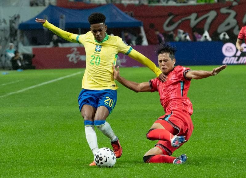 Football. Friendly Match. South Korea - Brazil. 10.10.2025