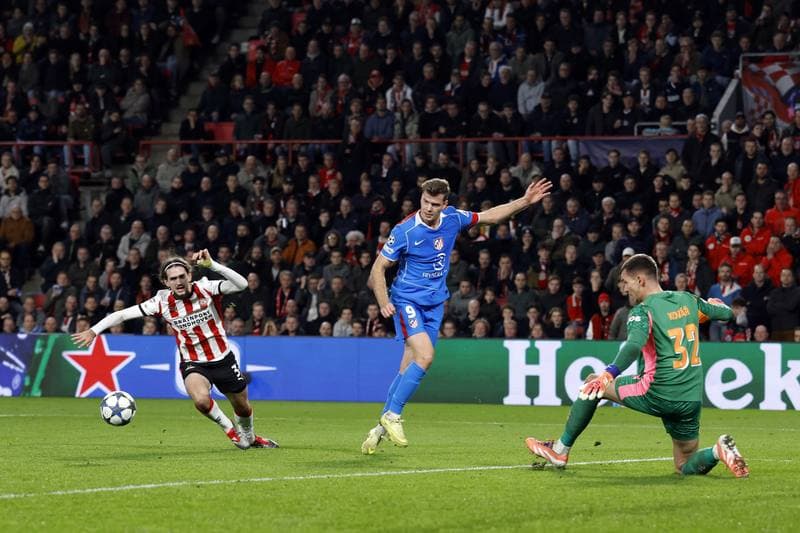 Football. UEFA Champions League. PSV Eindhoven - Atletico Madrid. 09.12.2025