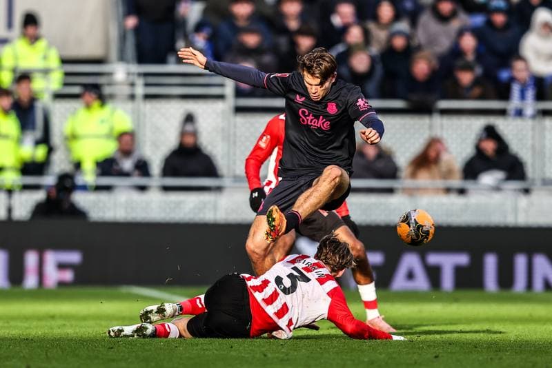 Football. Emirates FA Cup. Everton - Sunderland. 10.01.2026