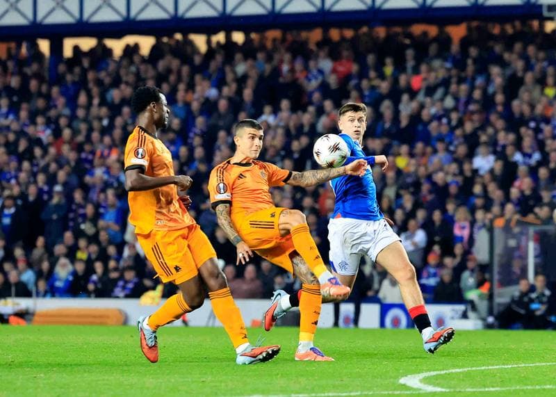 Football. UEFA Europa League. Rangers - A.S. Roma. 06.11.2025