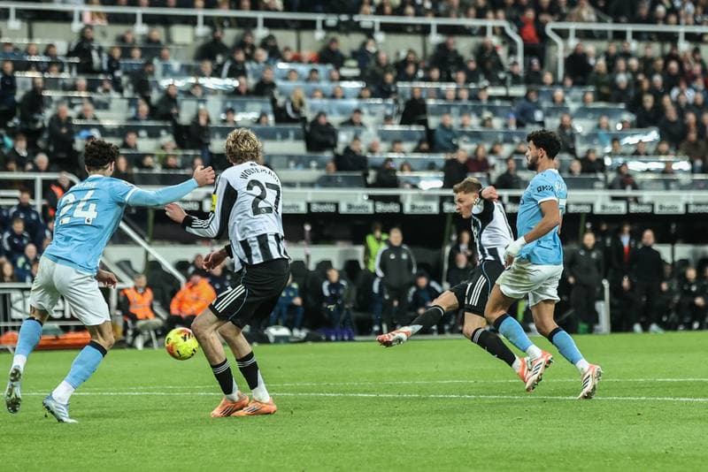Football. Premier League. Newcastle United - Manchester City. 21.11.2025