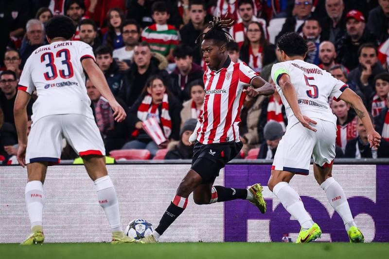 Football. UEFA Champions League. Athletic Club - Paris Saint-Germain. 10.12.2025