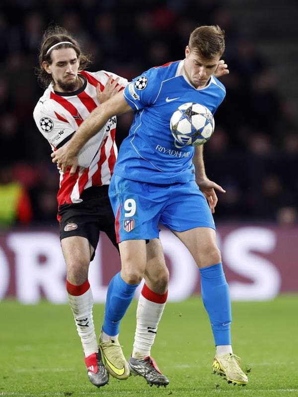 Football. UEFA Champions League. PSV Eindhoven - Atletico Madrid. 09.12.2025