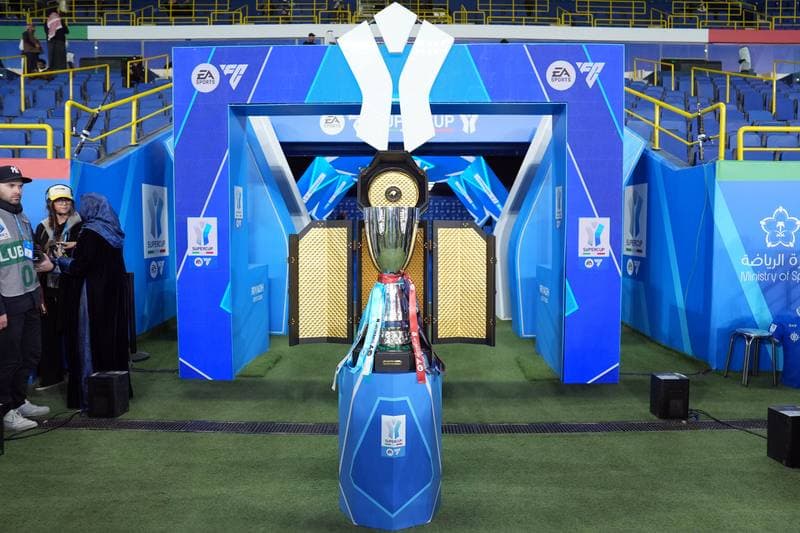 Football. EA Sports FC Supercup. Napoli - Bologna. 22.12.2025