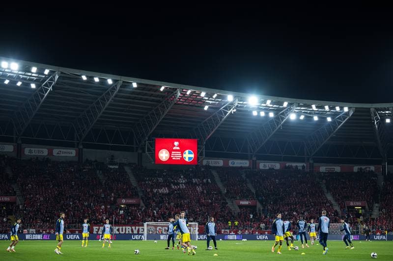 Football. FIFA World Cup Qualifier. Switzerland - Sweden. 15.11.2025