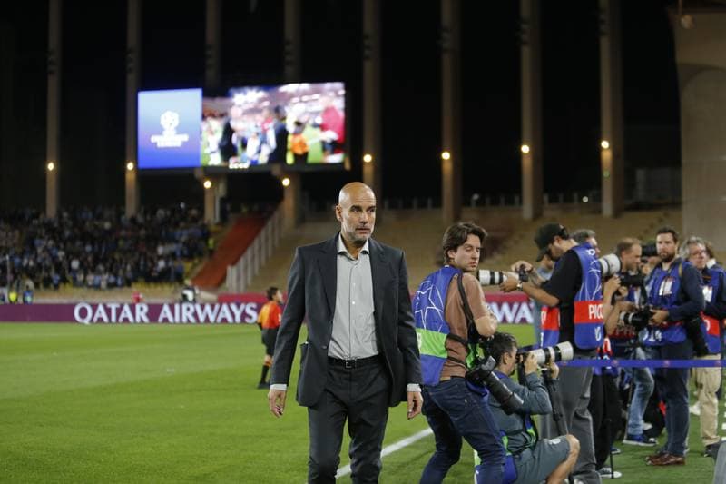 Football. UEFA Champions League. AS Monaco - Manchester City. 01.10.2025