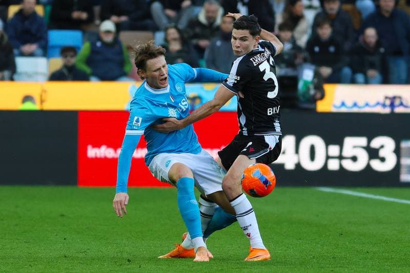 Football. Serie A. Udinese - Napoli. 14.12.2025
