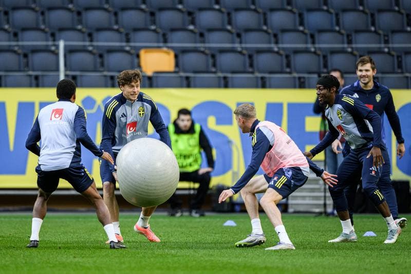 Football. Sweden. Training. 09.10.2025