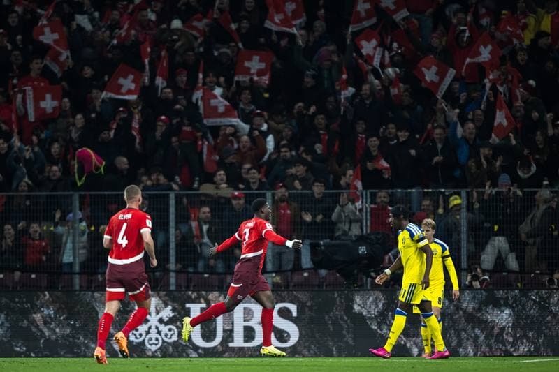 Football. FIFA World Cup Qualifier. Switzerland - Sweden. 15.11.2025