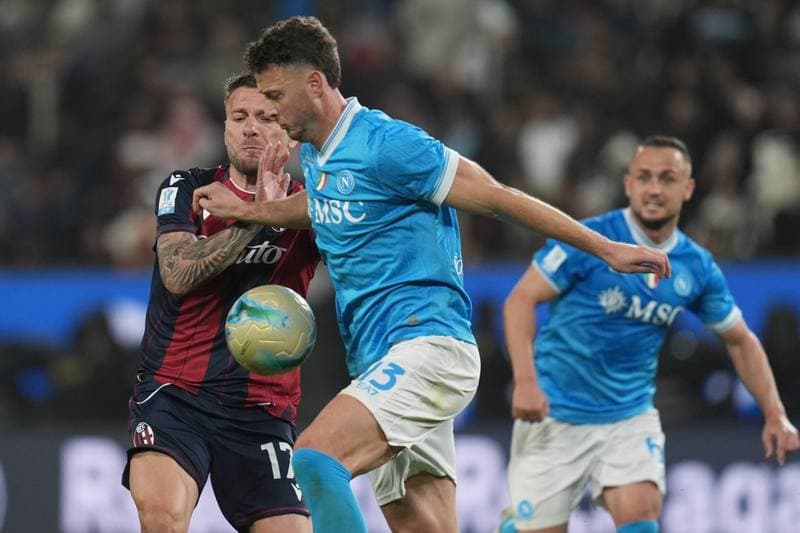 Football. EA Sports FC Supercup. Napoli - Bologna. 22.12.2025