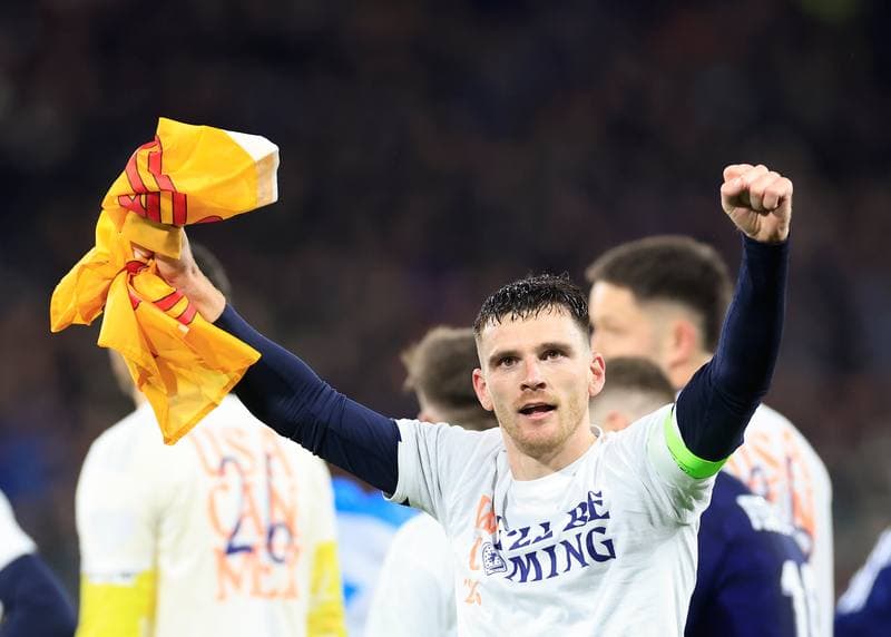 Football. 2026 FIFA World Cup Qualifiers. Scotland - Denmark. 18.11.2025