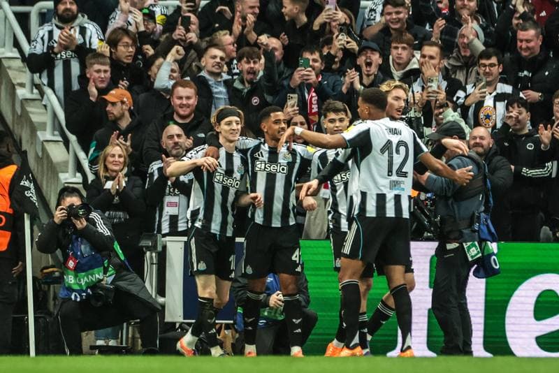 Football. UEFA Champions League. Newcastle United - Benfica. 21.10.2025