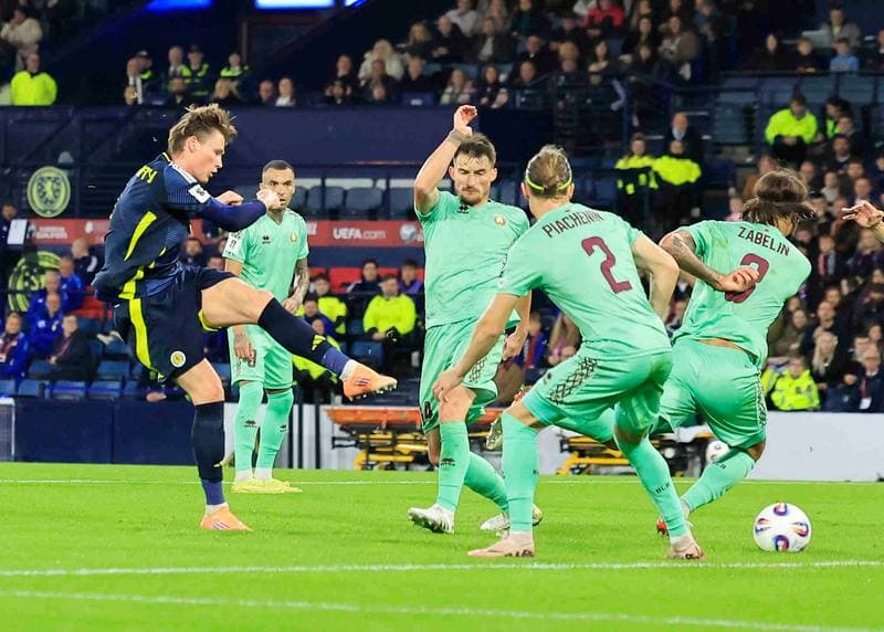 Football. 2026 FIFA World Cup Qualifiers. Scotland - Belarus. 12.10.2025