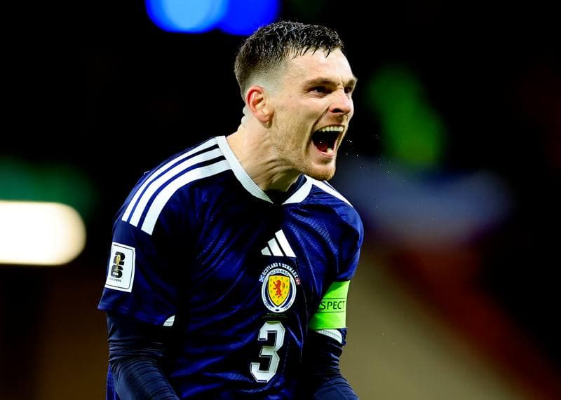 Football. 2026 FIFA World Cup Qualifiers. Scotland - Denmark. 18.11.2025