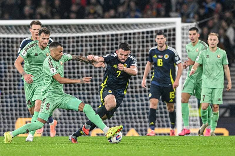 Football. 2026 FIFA World Cup Qualifiers. Scotland - Belarus. 12.10.2025
