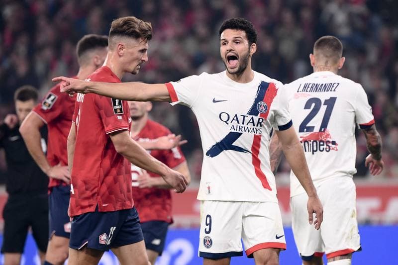 Football. Ligue 1. Lille OSC - Paris Saint-Germain. 05.10.2025