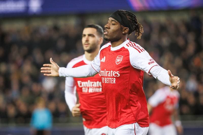 Football. UEFA Champions League. Club Brugge - Arsenal. 10.12.2025