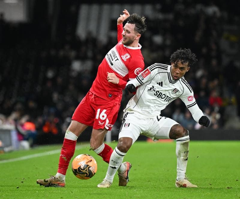 Football. Emirates FA Cup. Fulham - Middlesbrough. 10.01.2026