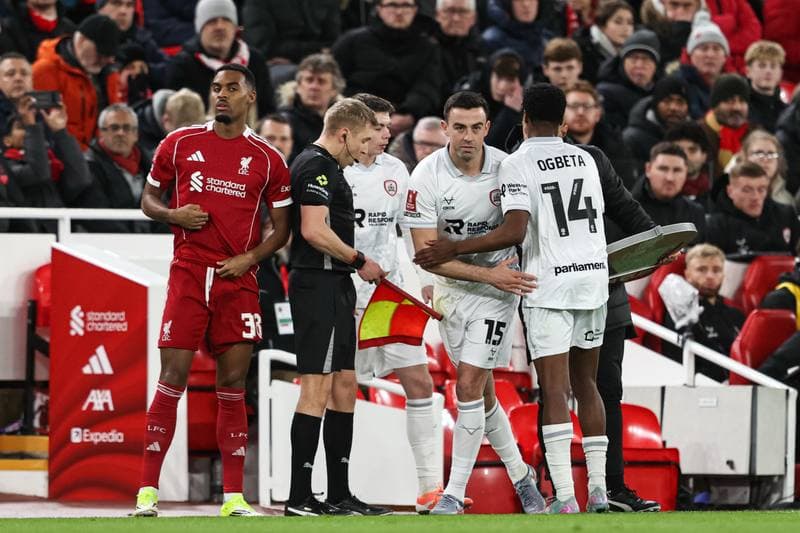 Football. Emirates FA Cup. Liverpool - Barnsley. 12.01.2026