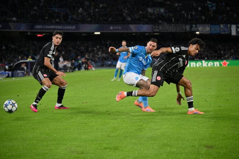 Football. UEFA Champions League. Napoli - Eintracht Frankfurt. 04.11.2025