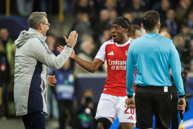 Football. UEFA Champions League. Club Brugge - Arsenal. 10.12.2025