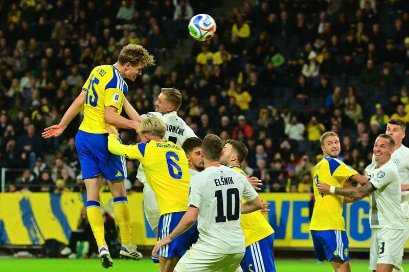 Football. FIFA World Cup Qualifiers. Sweden - Slovenia. 18.11.2025