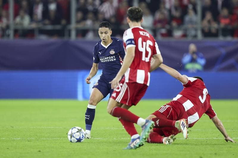 Football. UEFA Champions League. Olympiacos - PSV Eindhoven. 04.11.2025
