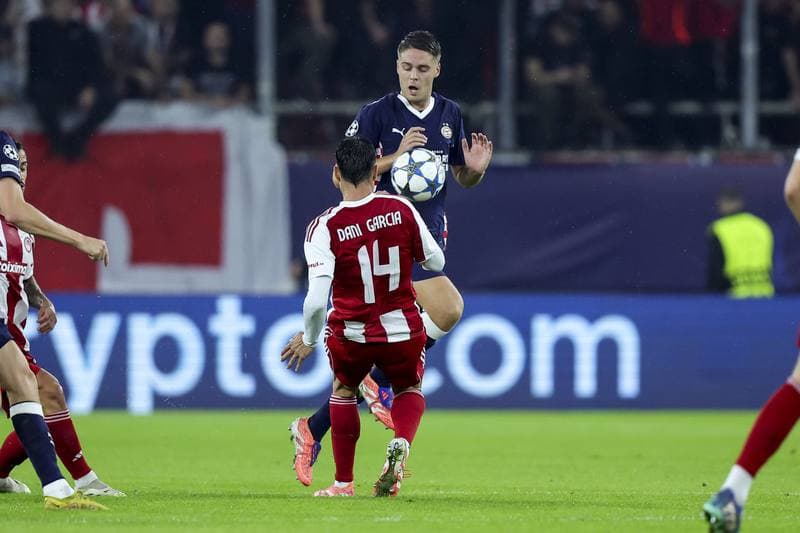 Football. UEFA Champions League. Olympiacos - PSV Eindhoven. 04.11.2025