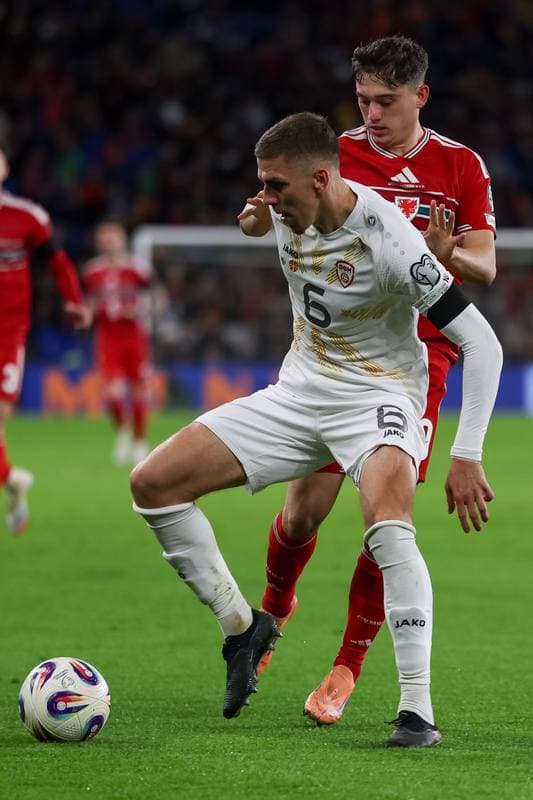 Football. 2026 FIFA World Cup Qualifiers. Wales - North Macedonia. 18.11.2025