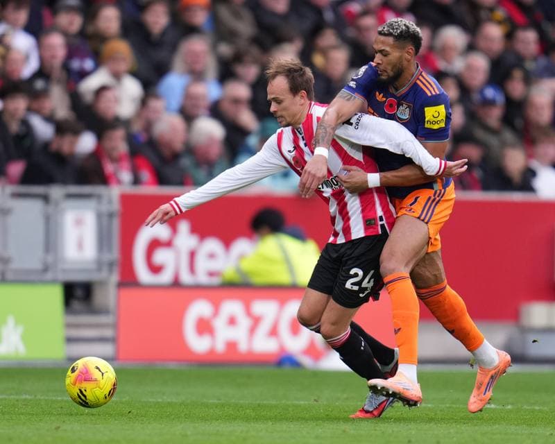 Football. Premier League. Brentford - Newcastle United. 09.11.2025