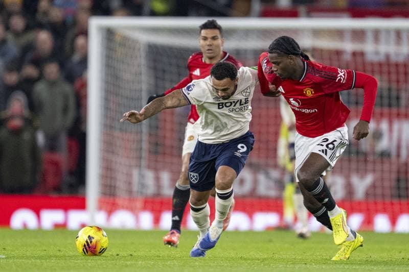 Football. Premier League. Manchester United - West Ham United. 04.12.2025