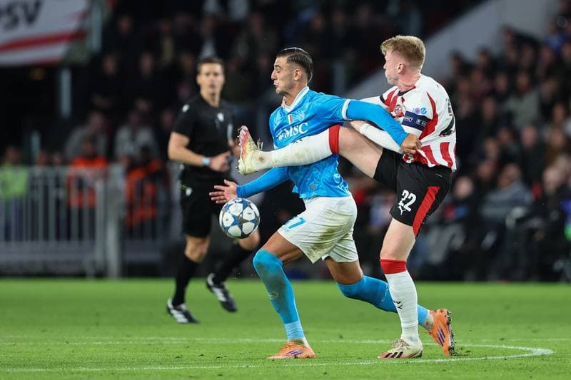Football. UEFA Champions League. PSV Eindhoven - Napoli. 21.10.2025