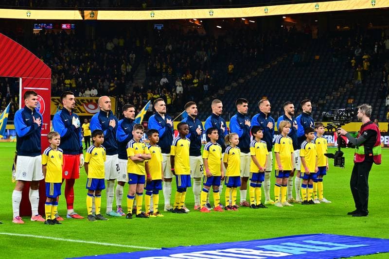 Football. FIFA World Cup Qualifiers. Sweden - Slovenia. 18.11.2025
