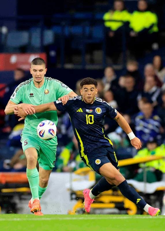 Football. 2026 FIFA World Cup Qualifiers. Scotland - Belarus. 12.10.2025