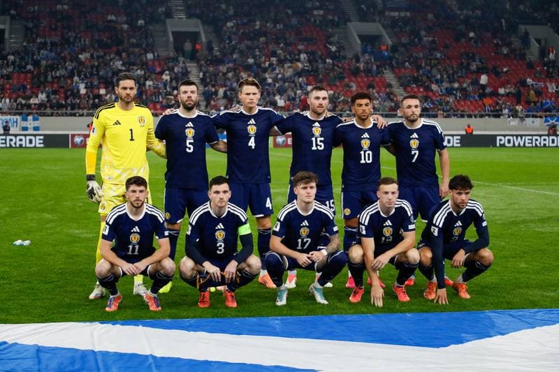 Football. 2026 FIFA World Cup Qualifiers. Greece - Scotland. 15.11.2025