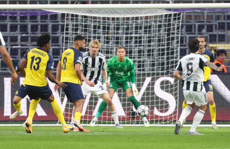 Football. UEFA Champions League. Royale Union Saint-Gilloise - Newcastle United. 01.10.2025