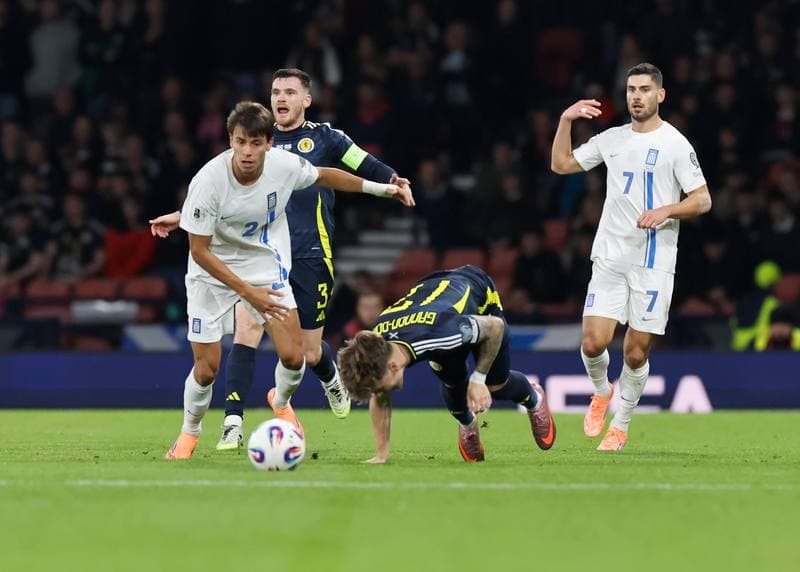 Football. 2026 FIFA World Cup Qualifiers. Scotland - Greece. 09.10.2025