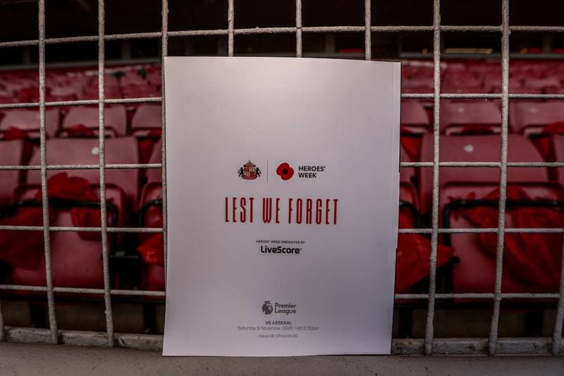 Football. Premier League. Sunderland - Arsenal. 08.11.2025