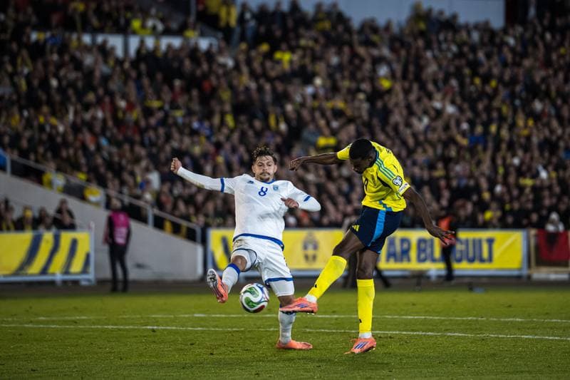 Football. FIFA World Cup Qualifier. Sweden - Kosovo. 13.10.2025